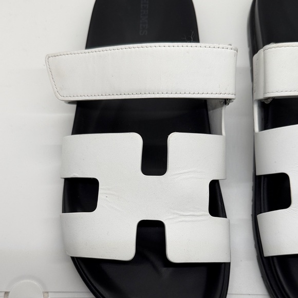 Hermes Black and White Women's Sandals - Picture 12 of 17
